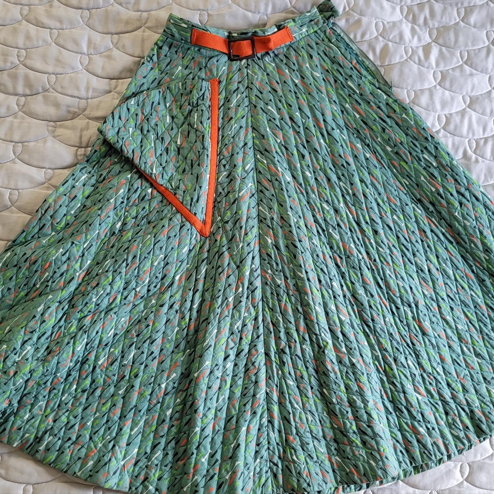 Vintage quilted atomic skirt